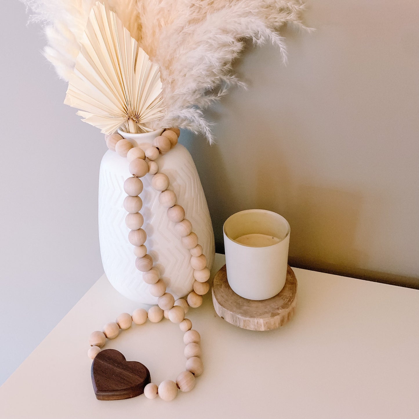 Walnut Heart Garland