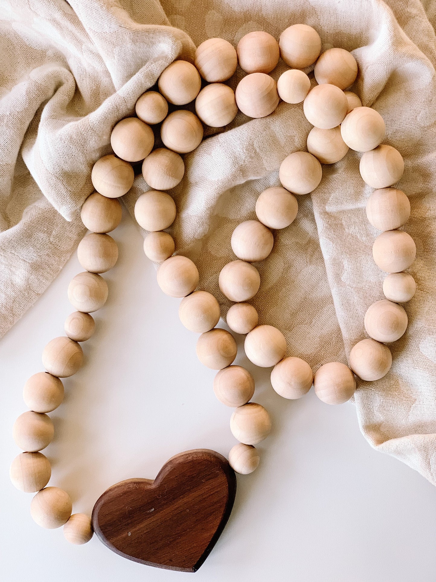 Walnut Heart Garland