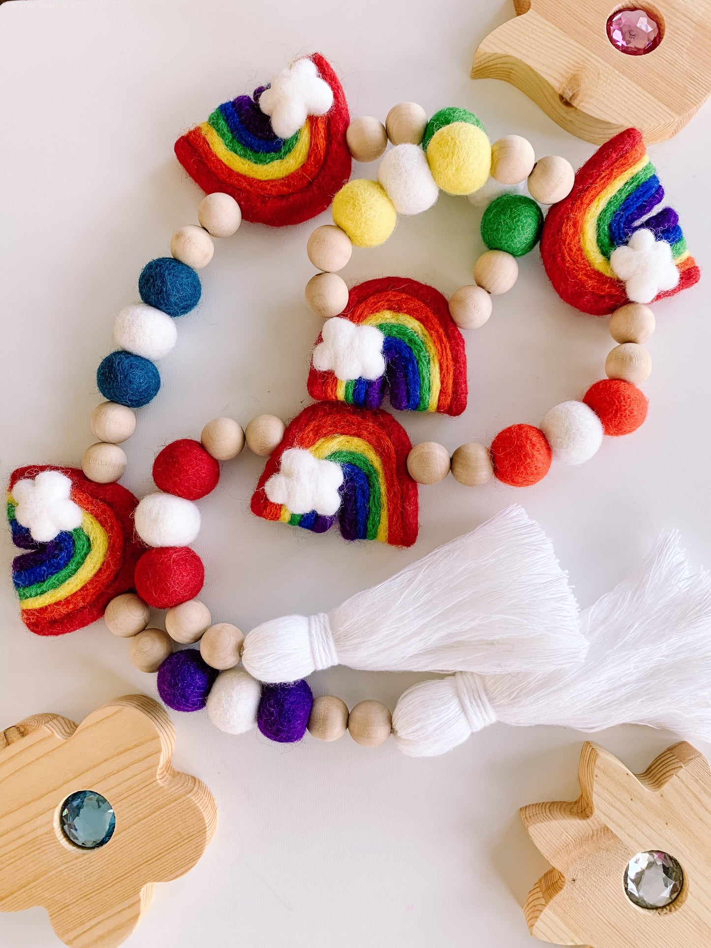 Rainbow garland