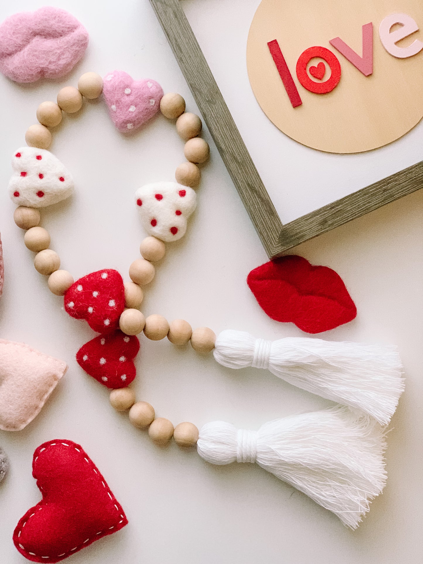 Polka dot Hearts Garland